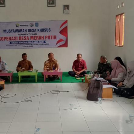Melangkah Bersama: Sukses Pembentukan Koperasi Desa Merah Putih di Desa Jingah Habang Ilir